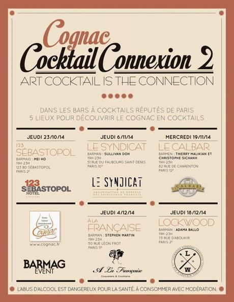 Cognac Cocktail Connexion, édition 2014 !