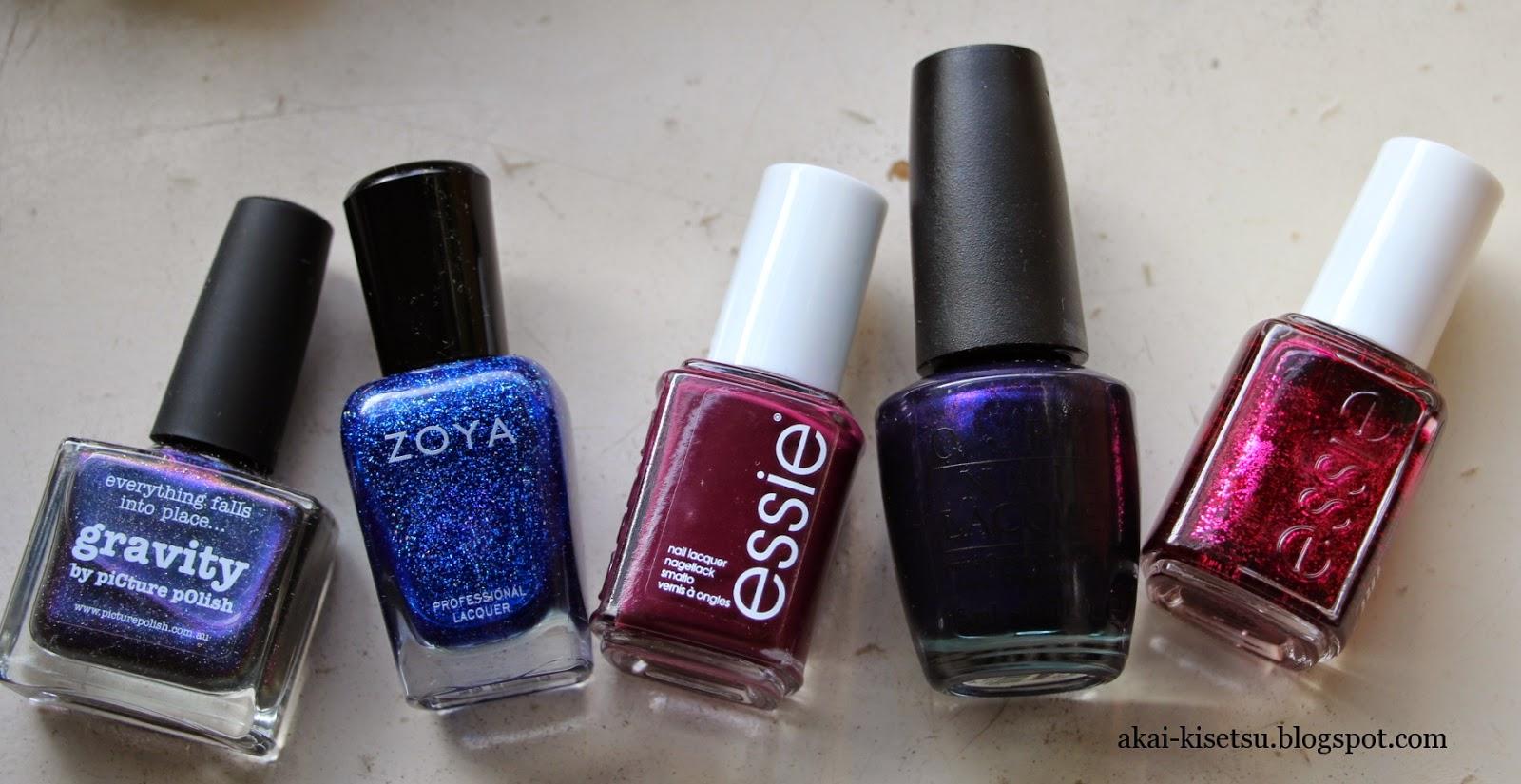 Mes vernis d'automne 2014