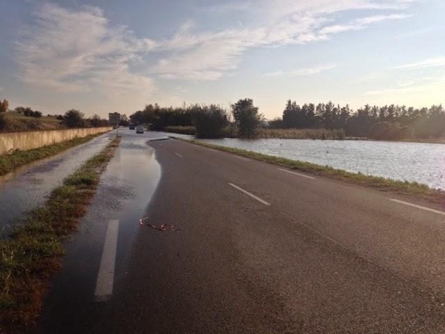 Le Rhône a débordé...