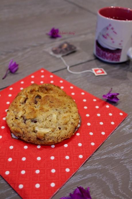 Bataille food #17 : quand l'automne s'invite chez toi - cookie à la pomme et aux noisettes