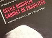 Château TOURS exposition Cécile BISCIGLIA Cabinet fragilités 15/11/2014 Février 2015