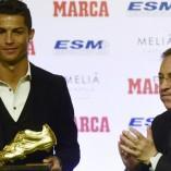 Cristiano Ronaldo reçoit son troisième Soulier d’or