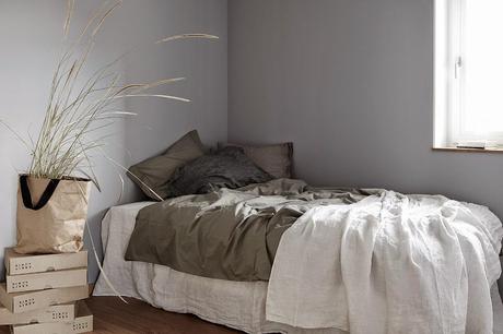 Suède / Une maison lumineuse aux nombreuses touches de vert  /