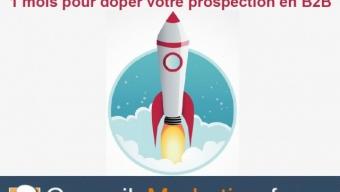 “Prospection Booster, 1 mois pour multiplier votre trafic” + 30 € de réduction !