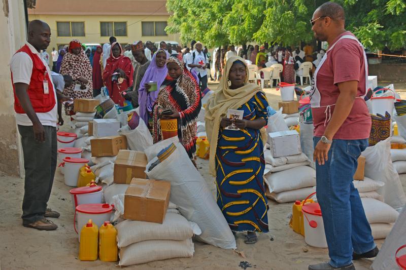 Assistance déplacés Nigéria - novembre 2014