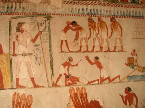 Nous sommes bien au sein d'un rouage zélé, d'une fantastique et indispensable machine administrative ! (1) En Égypte antique !