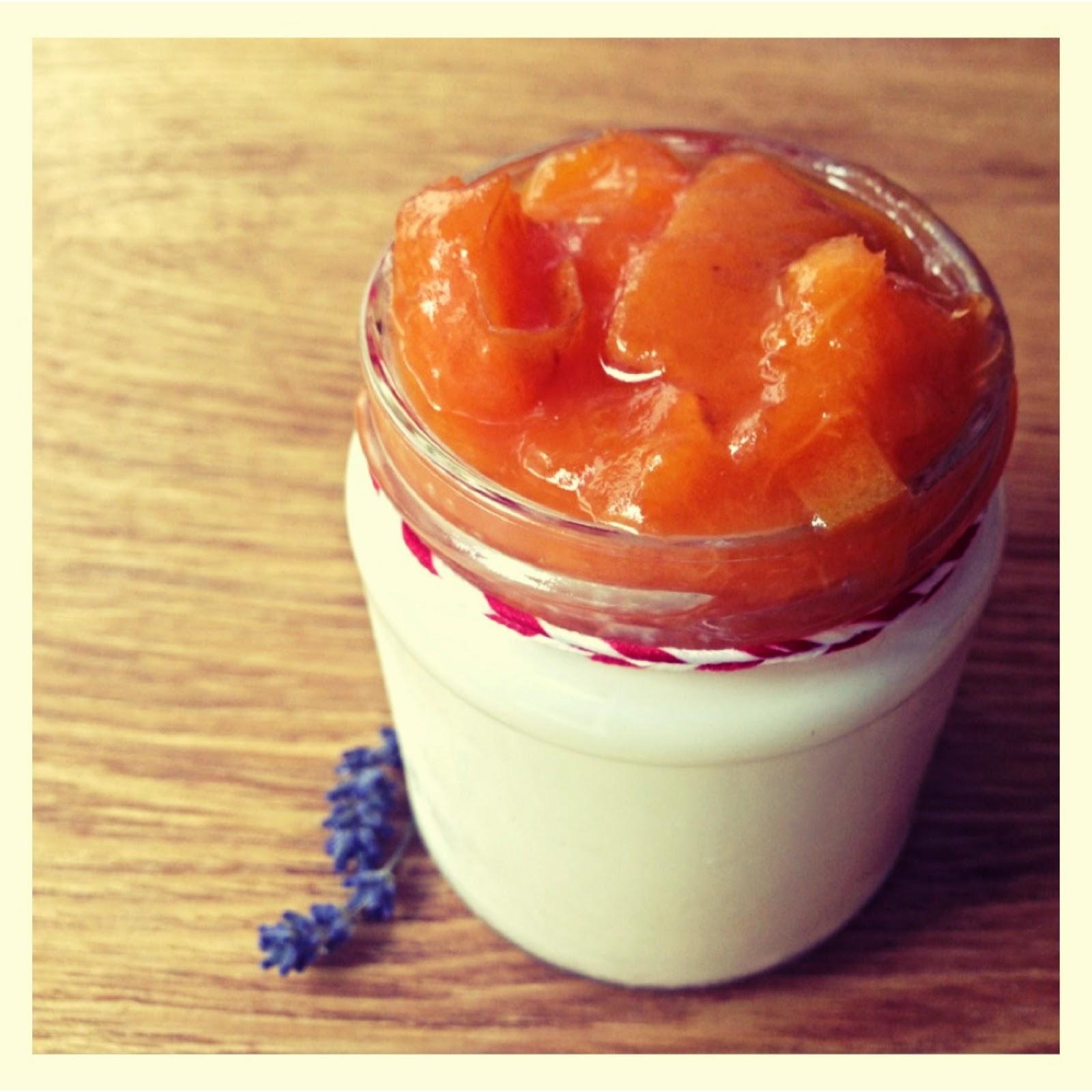 [Recette] Panna cotta à la lavande, compotée d'abricots