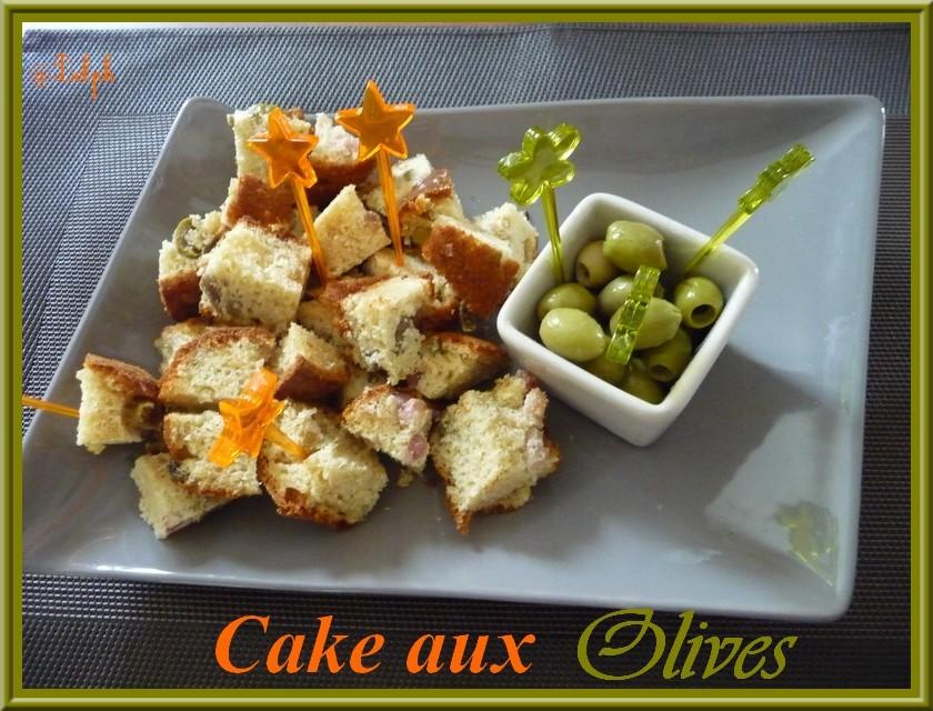Cake aux lardons et olives