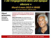 Miguel Benasayag l’engagement dans époque obscure”