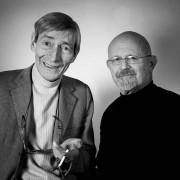 Portrait A. Crommelynck  avec Jim Dine ©David Paul Carr BnF
