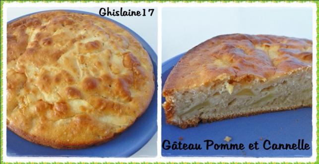 Gateau aux pommes et à la cannelle