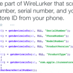 Malware WireLurker