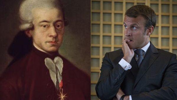 Lettre posthume de Mozart à Emmanuel Macron