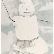 Françoise Pétrovitch Snowman, 2013, 160 x 130 cm