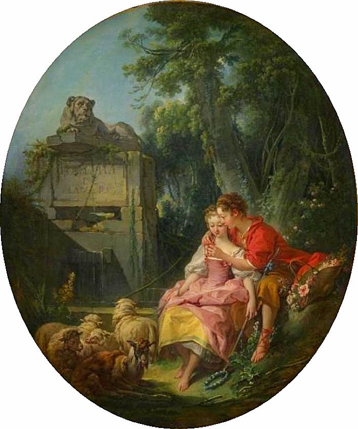 Boucher L'agreable lecon 1748