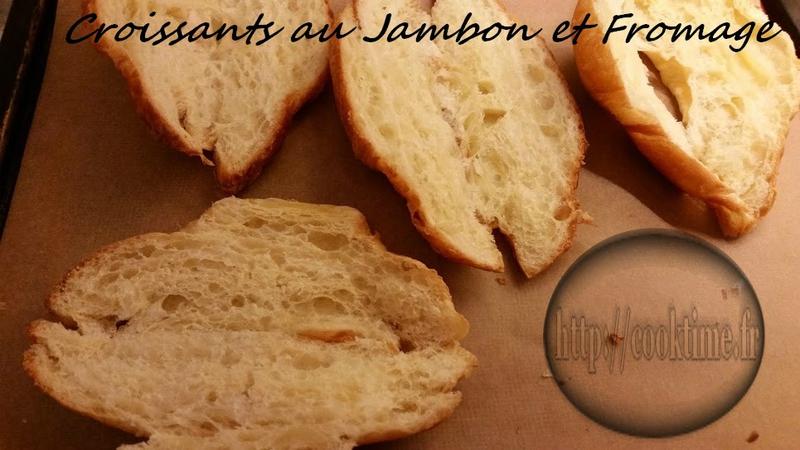 Croissants au jambon et fromage thermomix 1