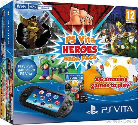 Un nouveau pack PS Vita Heroes Mega Pack