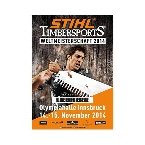 STIHL® TIMBERSPORTS® : Rendez-vous le 14 et 15 novembre 2014 au Palais des Sports Olympique d’Innsbruck en Autriche pour le Championnat du Monde