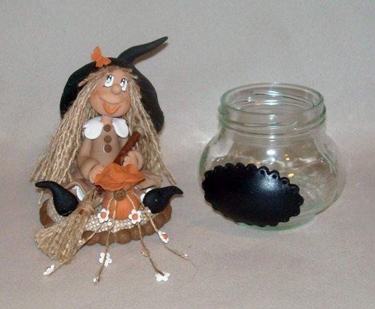 Pot avec p'tite sorcière 