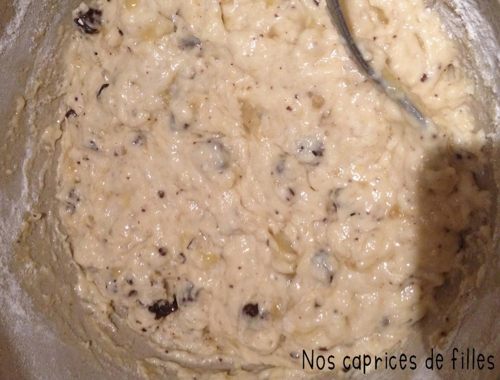 Muffin banane/chocolat Weight watcher