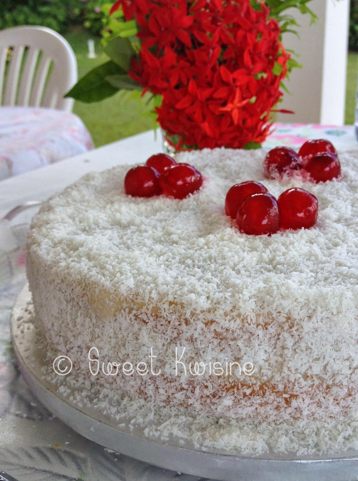 sweet kwisine, gâteau, coco, coconut, cake, mont-blanc, pâtisserie, cuisine antillaise, martinique, recette, crème pâtissière
