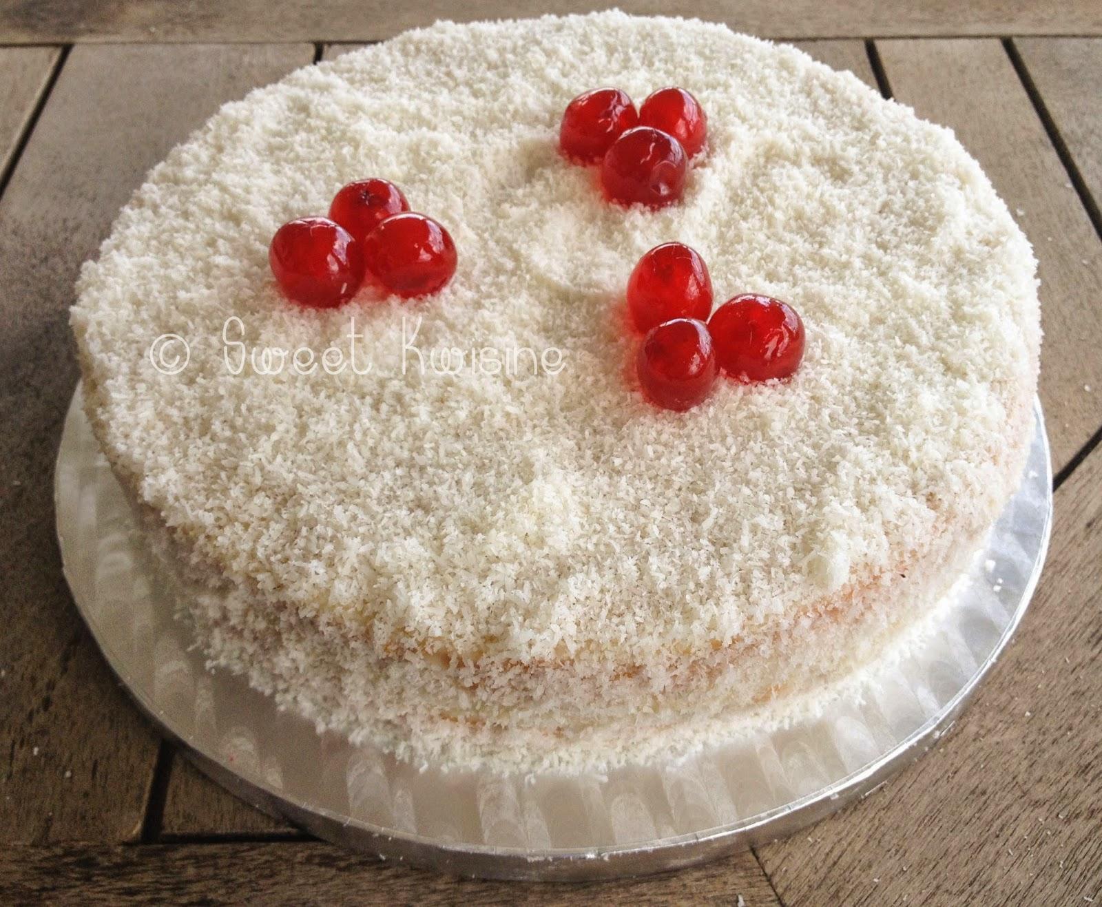 sweet kwisine, gâteau, coco, coconut, cake, mont-blanc, pâtisserie, cuisine antillaise, martinique, recette, crème pâtissière