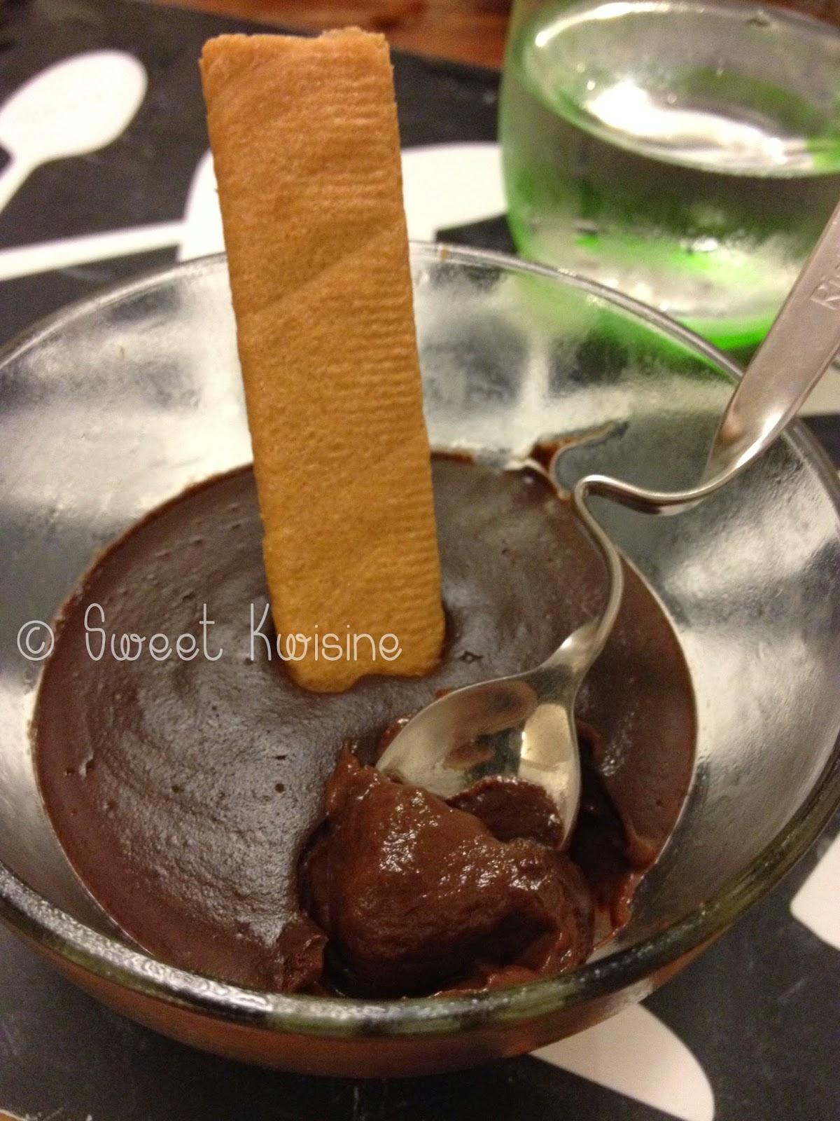 Sweet Kwisine, crème chocolat, sans oeuf, Danette, egg free, chocolate cream, dessert, cuisine facile