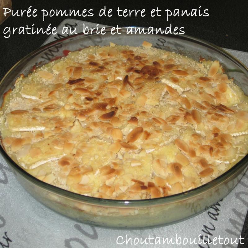 purée gratinée brie amande