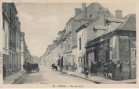 Rue du Jard, où logeait Paul Hess pendant la guerre