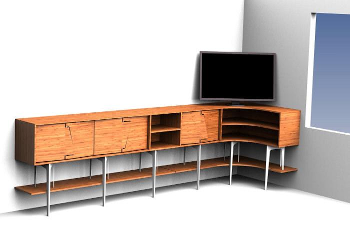 NES le buffet suspendu par Sébastien Boucquey