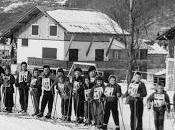 Jeunes skieurs d'autrefois