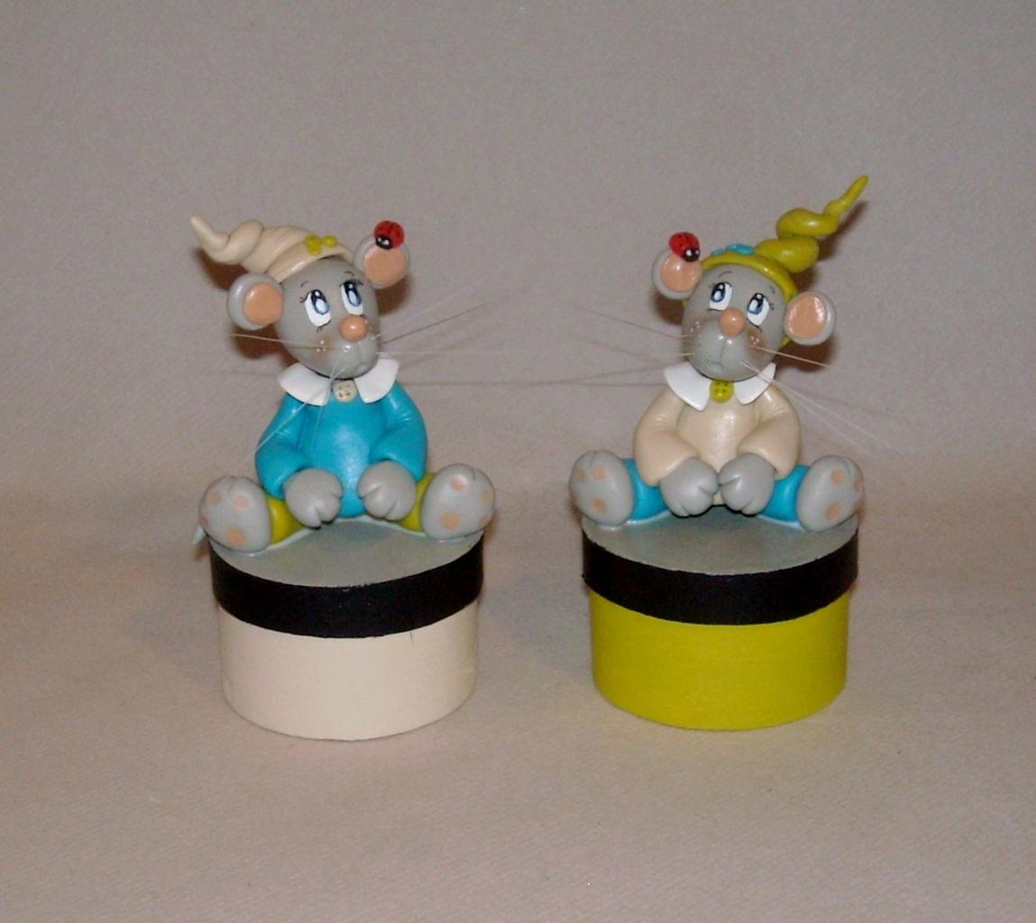 boites avec p'tite souris pour garçon