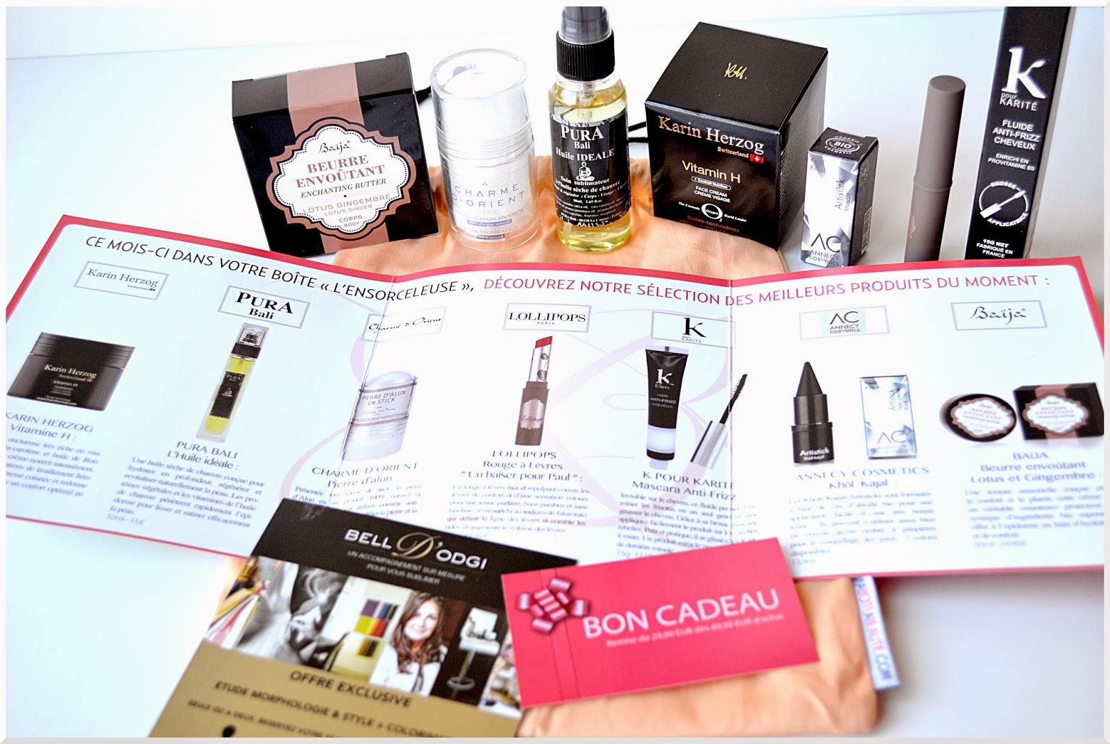 Ma boite à beauté m'a t-elle ensorcelé en Octobre ?