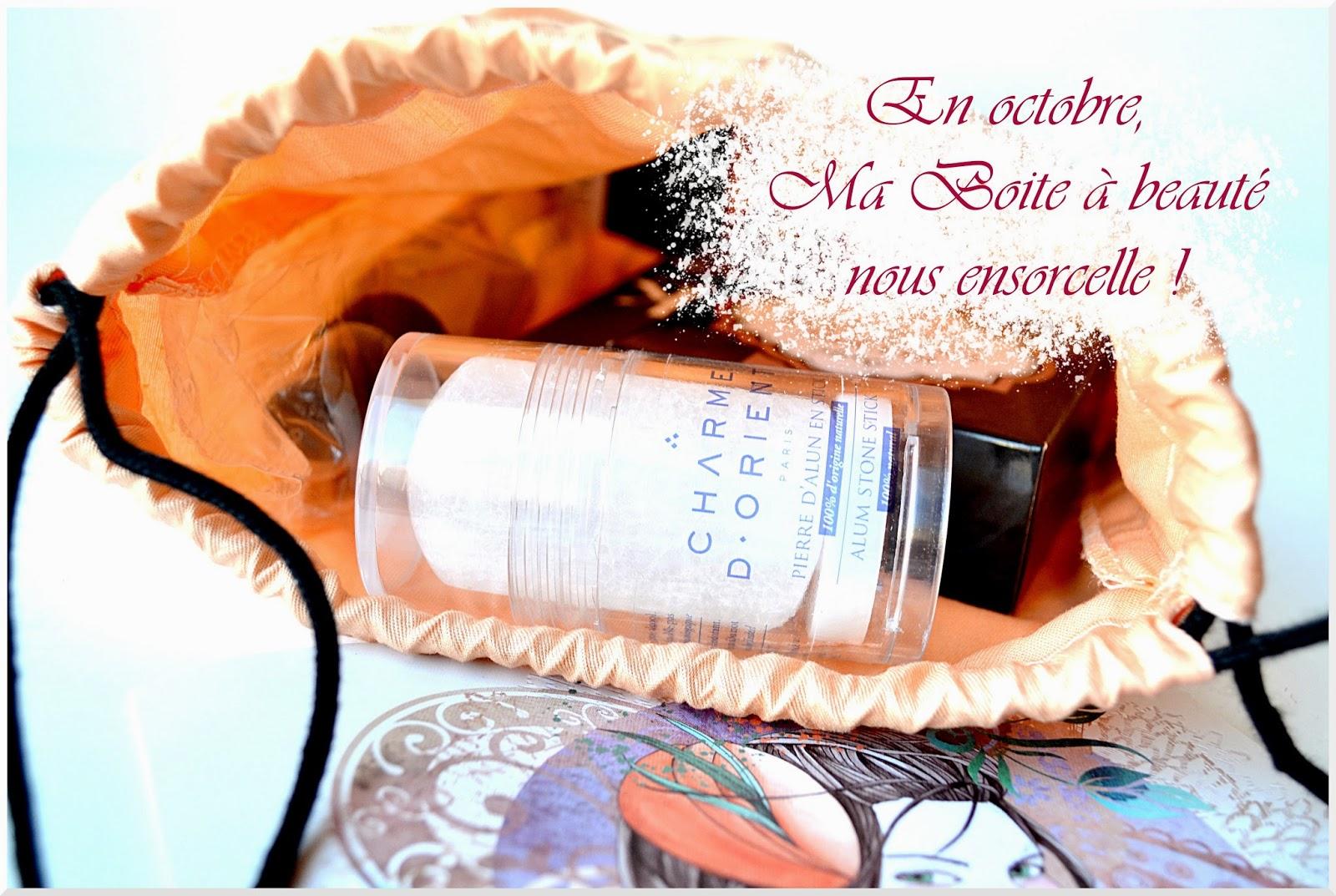 Ma boite à beauté m'a t-elle ensorcelé en Octobre ?