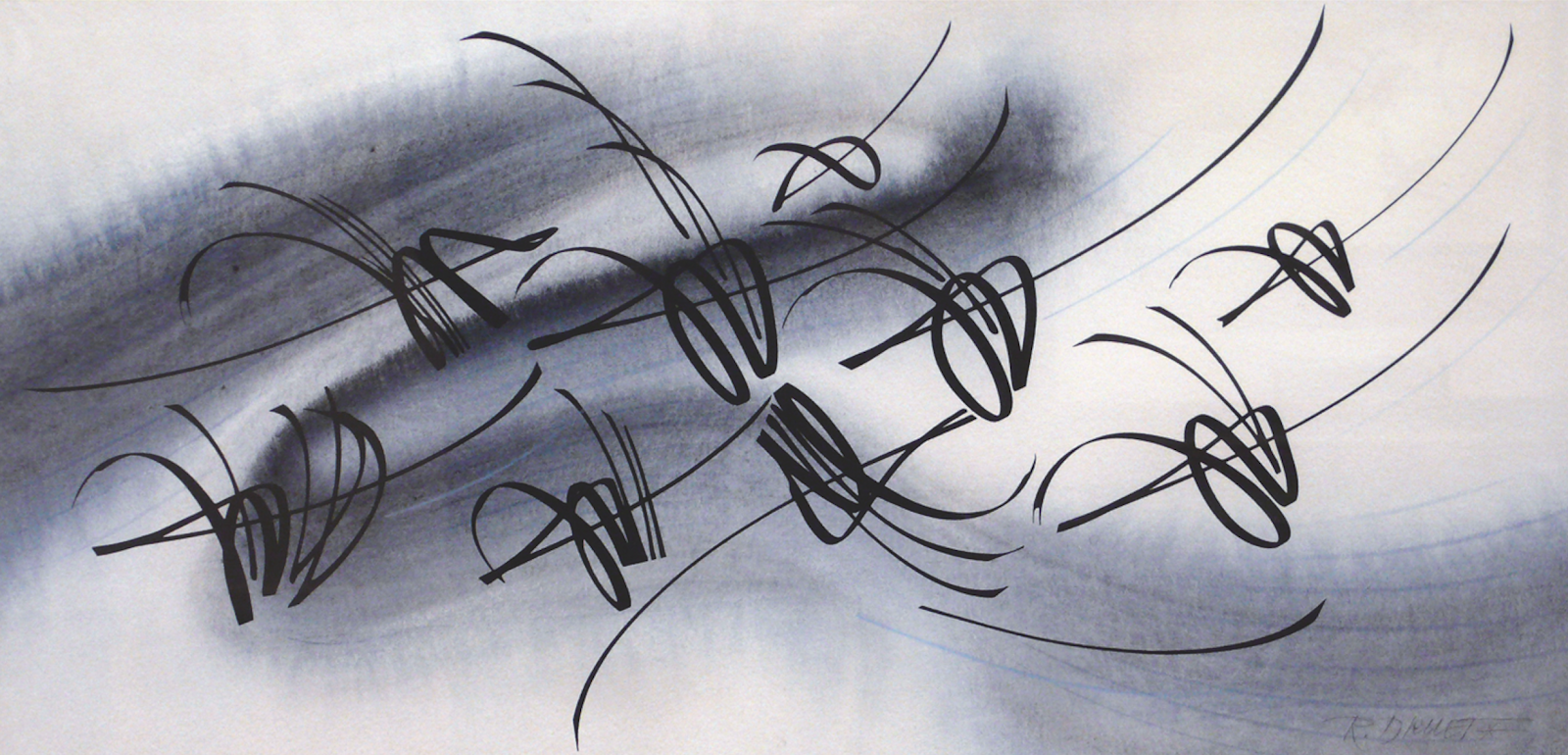 Calligraphie par Roger Druet