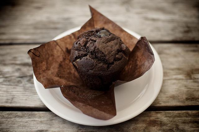 beau muffin chocolat