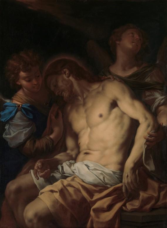 Francesco Trevisani Le Christ mort soutenu par les anges