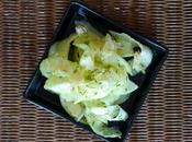 Tagliatelles courgettes salade