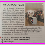 Cette semaine, 10 la boutique est dans ELLE Magazine, le Carnet Rhône-Alpes