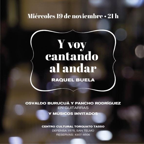 Raquel Buela présente son nouveau disque au Tasso [Disques & Livres]