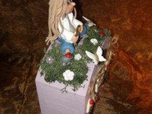 tirelire avec fillette personnalisée 