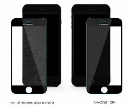 Protection en verre trempé pour l’écran de l’iPhone 6 Plus