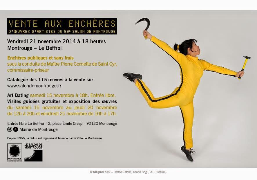 Evénement ! Le Salon de Montrouge organise sa vente aux enchères 2014 / vendredi 21 novembre, 18h, Le Beffroi !