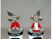 boite avec p'tite souris spécial Noël petit monde d'Ingrid