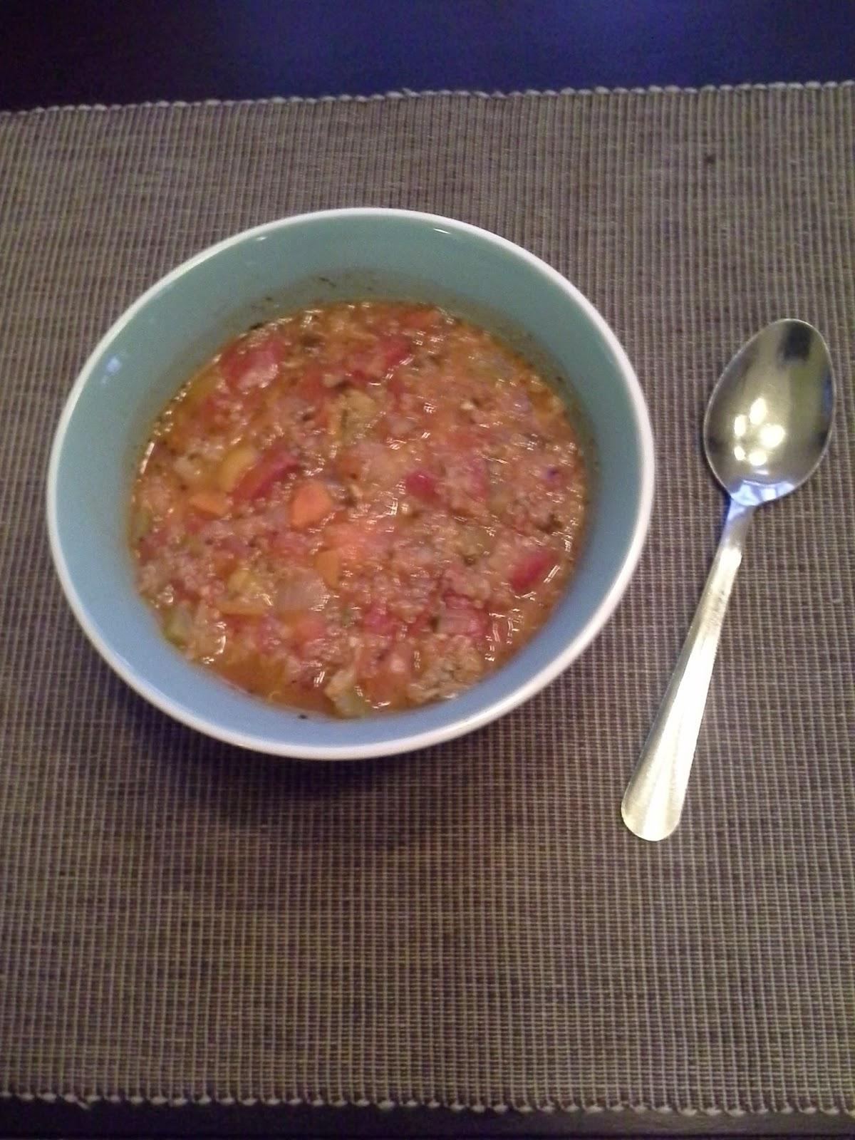 soupe au chou et légumes