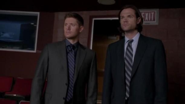 Sam et Dean decouvrant le musical supernatural
