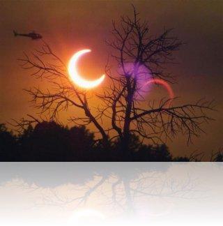 Éclipse Solaire du 21 mai 2012 - Copyright : REUTERS/Jeff Robbins