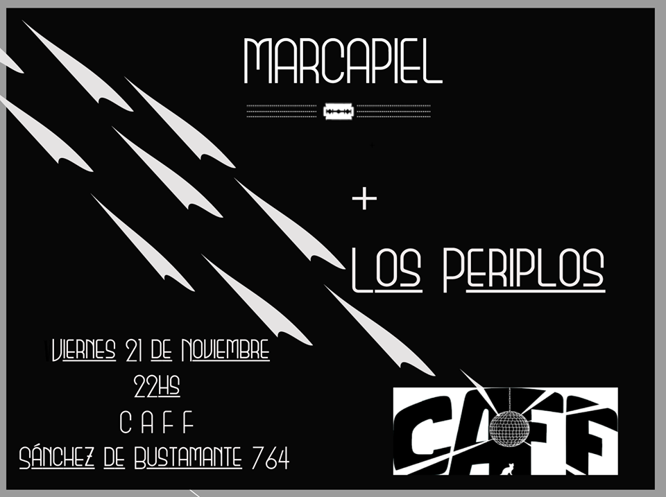 Marcapiel et Los Periplos demain soir au CAFF [à l'affiche]