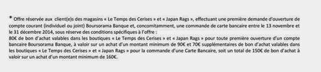 Boursorama Banque X Le Temps des Cerises-Japan rags: 