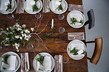 Décorez votre table avec des herbes fraiches